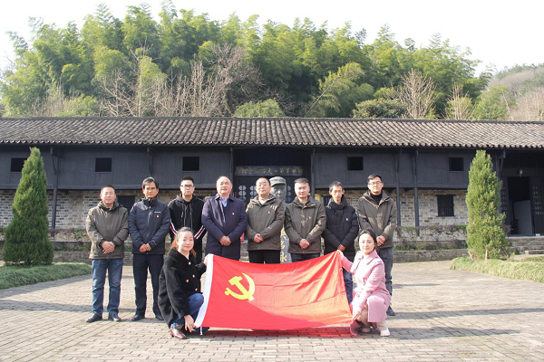 六安项目党支部发展爱国主义教育主题党日活动