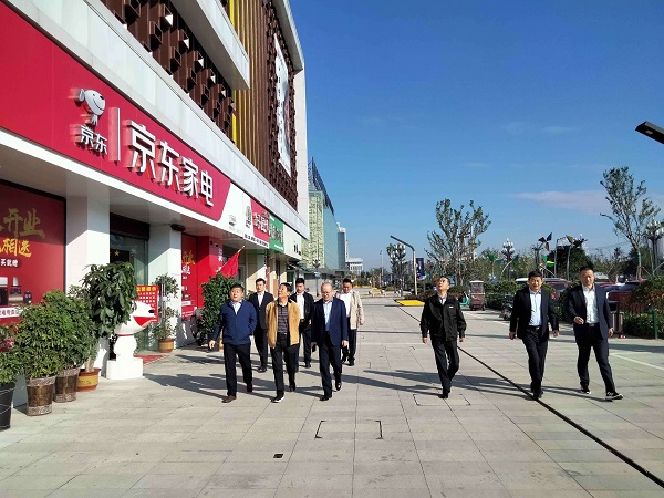 省尊龙集团官网集团公司表部董事调研徽盐地产集团在建项目