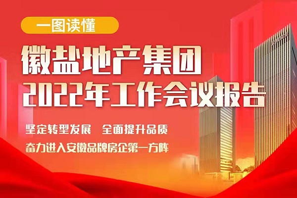 一图读懂徽盐地产集团2022年工作会议汇报